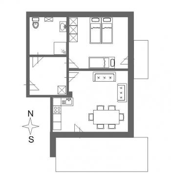 Appartamento Suite Garten A (1-2 pers.)