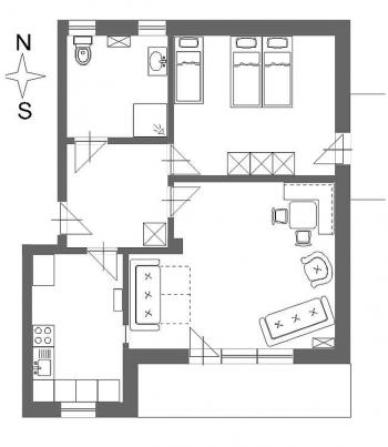 Apartment Suite Hafling (1-2 Pers.)