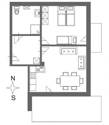 Appartamento Suite Garten s A (1-2 pers.)