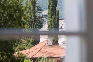 Ausblick vom Zimmerfenster